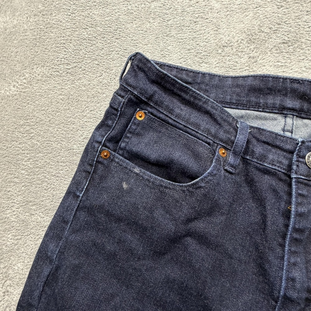Levis Shorts Womens Measured 31x5 Blue Denim Bermuda Stretch‎ Pockets Casual - Picture 6 of 10